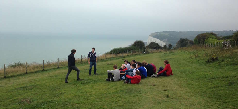 Leadership  talk  at  St.  Margaret's 